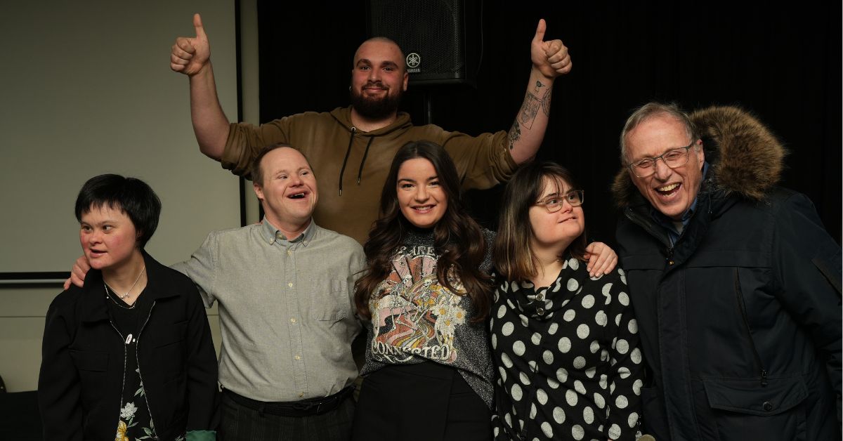 Photo de groupe avec Genevieve Racette
